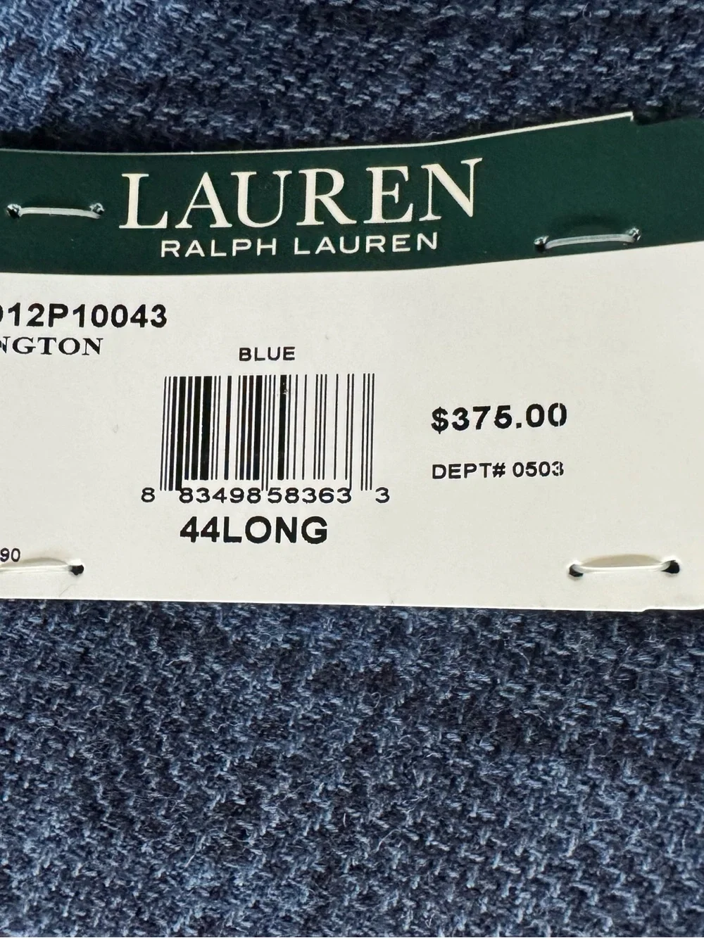 Ralph Lauren Gray and Blue Plaid Sport Coat - Ultraflex